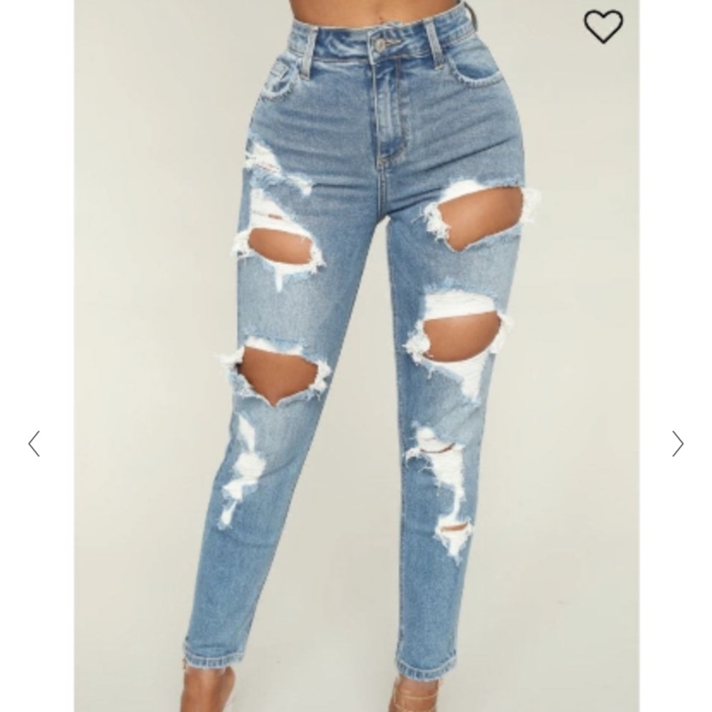 High Rise Distressed Denim Jeans Size 1 NWT Stretch RARE